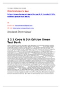 3 2 1 Code It 5th Edition Green Test Bank.docx