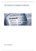 Samenvatting HR analytics en toegepast onderzoek  tentamenstof compleet (incl. artikelen en SPSS)