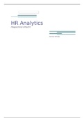 Alles wat je moet weten voor het tentamen van HR-Analytics jaar 3 HRM @ HU incl. artikelen en proeftentamen met antwoorden