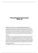 Physiological disorders (UNIT 14) 