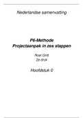 P6-Methode H0 - Projectaanpak in 6 stappen