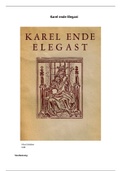 Boekverslag Nederlands Karel ende Elegast