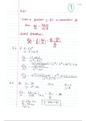 Parametric derivatives, areas and surface area.