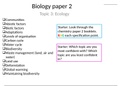 Topic 3 biology Ecology AQA