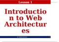 Web Architectures