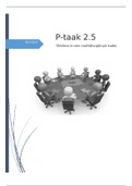 P-taak 2.5 Werken in een multidisciplinair kader