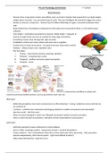 Psychology and the Brain
