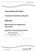 EDT304R Tutorial 201 Semester 2 2018 Assignment 02 Feedback and Exam Guidelines