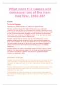 Gulf War notes- causes and results