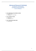 Samenvattingen voor de master Healthcare Management (EUR)