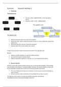Summary Research Methods 1 BTO