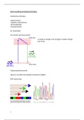 Samenvatting analysetechnieken (biochemie)