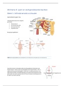 Anatomie, Pathologie en Fysiologie thema 8: sport en werkgerelateerde klachten