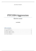 Aggression (PSY3384): complete summary 