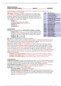 Medical biochemistry and pathophysiology (Medische biochemie en pathofysiologie) Deeltoets 1 en 2 