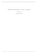 Agile Software Requirements - Summary - Chapters 6-10