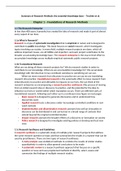 Trochim - the research methods full summary