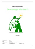 Module opdracht de manager als coach