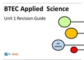 Applied Sciences Unit 1 Revision Guide