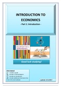 EC1002 Introduction to Economics - All parts