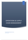 Summary - Operations & Supply Chain Management