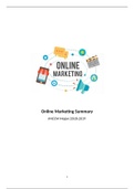 Online Marketing Summary (IMCCM)