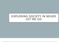 IB English IOP based on "Never Let Me Go", exploring society with newspaper article handout