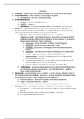 CLP4143 Abnormal Psychology Exam 4 Study Guide