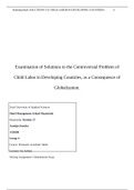 Globalisation Paper Child Labour