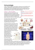 Extensive notes of the lectures Immunology