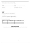 high school revision papers, english