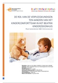 Scriptie hbo-verpleegkunde - De rol van verpleegkundigen ten aanzien van het Kinder Comfort Team in het Beatrix kinderziekenhuis Groningen (kwalitatief onderzoek)