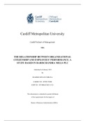 Dissertation for the Masters (MBA,MHRM,Msc) 