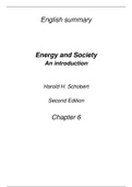 Energy and Society - Harold H. Schobert - Chapter 6