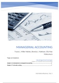 Managerial accounting 