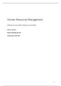 Zelfstudie artikels Human Resources Management 