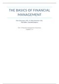 Basics of Financial Management | Summary | MAN4
