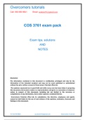 COS3761 LATES EXAM PACK