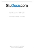 University Of South Africa Constitutional Law LAW CSL2601 Study Guide.pdf