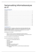 Informatieanalyse en IT, Hoofdstukken 1 t/m 12 + 14
