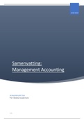 Management accounting samenvatting