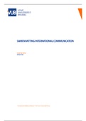 Samenvatting International Communication 18/19