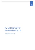 Evaluación y diagnóstico II