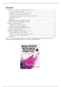 Thema 1: Qualitative Research Practice (Ritchie, 2e druk H1,3,5) en stof digitale werkboek (samenvatting)