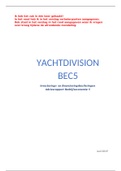 Yachtdivision 2019: investerings- en financieringsbeslissingen 