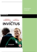 Movie Report - Invictus