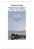 Boekverslag 'Nooit meer slapen' van Willem Frederik Hermans