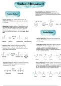 Organic Chemistry Reactions & Mechanisms (II)