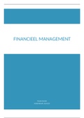 Samenvatting Financieel Management Handelswetenschappen UGent