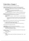 IBEB Applied Microeconomics (Toegepaste Microeconomie) Summary & Formulasheet (Cijfer 9.6)